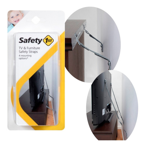 Traba P/ Televisores O Muebles Seguridad Bebés Safety 15025