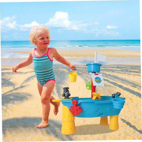 17 Piezas/set Pirate Ship Niños Mesa Agua Al Aire Libre Mesa