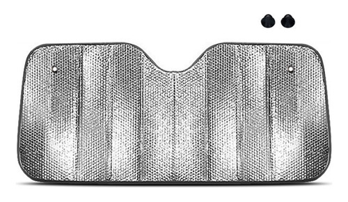 Parasol Plegable Auto Vehículo Metalizado Cubre Parabrisas