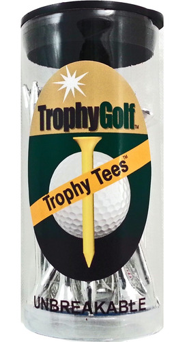 Trofeo Golf Tee Irrompible Brillante 18 Unidad Color