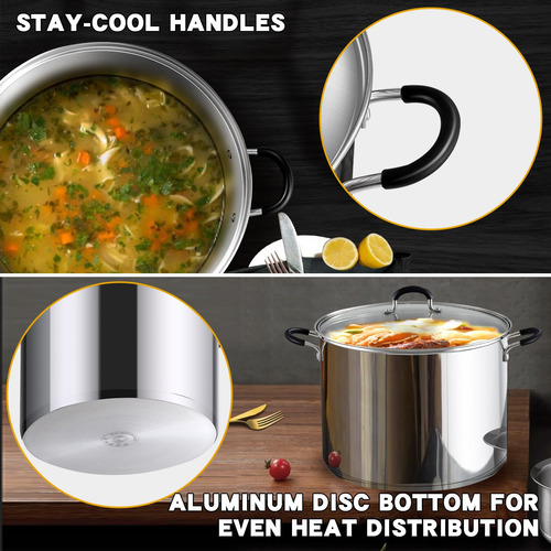Sartén Para Saltear Con Tapa De Acero Inoxidable 25 Cm 3 L