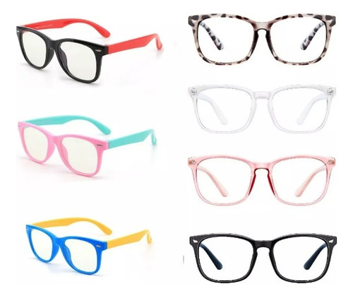 Lentes Anti Luz Azul Computadora. Proteja Sus Ojos Pack X3