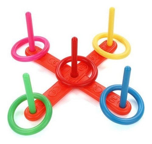 Juego De Juguete Para Lanzar Anillos, 1 Juego De Plástico Pa