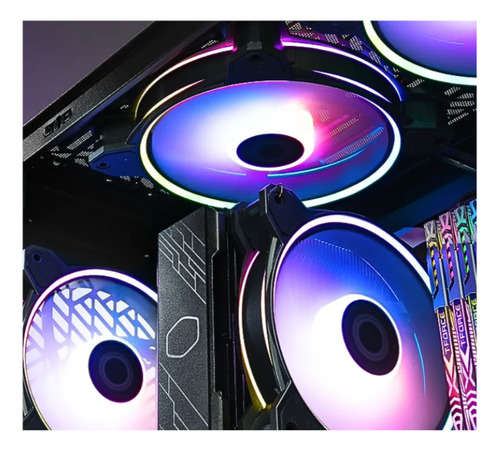 Cooler Master Halo 2 Mf140 Rgb 140mm Preta Fluxo De Ar Pro Rgb