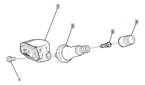 Sensor Presion Aire Rda Cadillac Ct6 V6 3.6l 2019