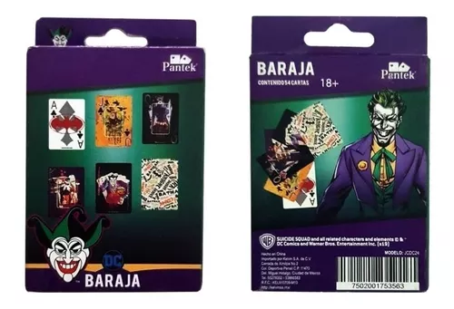 Baraja D Poker Original Joker Guasón Batman Dc Cartas Payaso