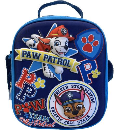 Lonchera Infantil 3d Paw Patrol Niño Color Multicolor