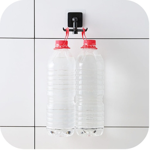 Imagen 6 de 10 de Gancho Plegable Autoadhesivo Rotación 360° Cocina Baño Pared