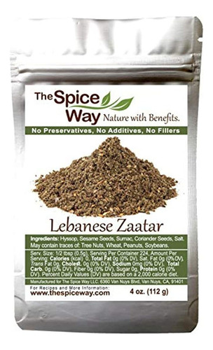 The Spice Way - Zaatar Libanés Tradicional Con Hisopo (sin T