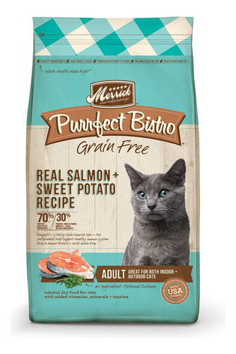 Comida De Gato Seco De Granos Libres De Purrfect