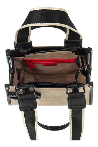 Bolsa Satchel Cloe Sirlania Chico I Color Beige