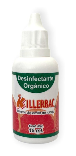 Desinfectante Orgánico De Toronja Killerbac Gotero 15ml
