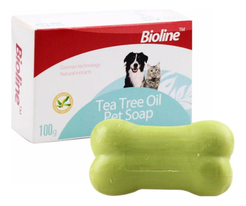 Jabón En Barra Aceite Árbol Del Té Altipulgas - Bioline 100g