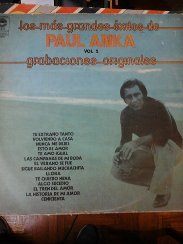 Vinilo 4637 - Los Mas Grandes Exitos De Paul Anka - Vol. 2