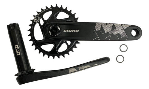 Pedivela Sram Nx Eagle Dub 1x12v 32d 175mm 6mm Offset