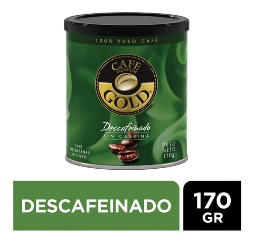 Café Gold Descafeinado Lata 170 G