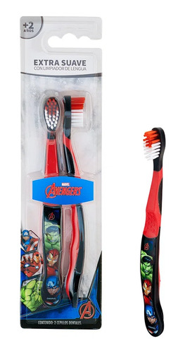 Cepillo Dental Infantil Gelatti Avenger Ultra Suave X2