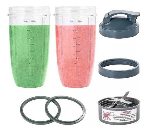 Set De Recambio Para Vasos Y Cuchillas Nutribullet Blen