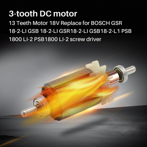 . Motor De Substituição De 13 Dentes 18v Para Gsr 18-2-li