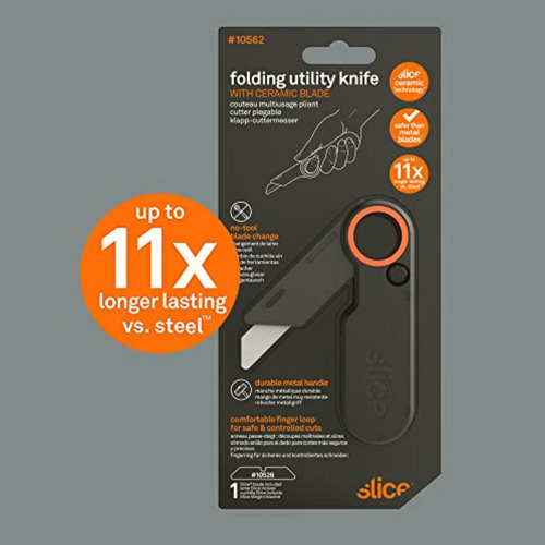 Slice 10562 Cuchillo De Utilidad Plegable, Hoja De Cerámica