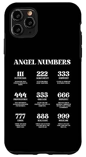 Funda Para iPhone 11 Pro Max Angel Numbers Divine Numbers