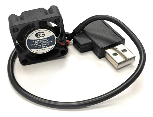 Coolerguys Ventilador Usb De 0.984 In (25x25x10)