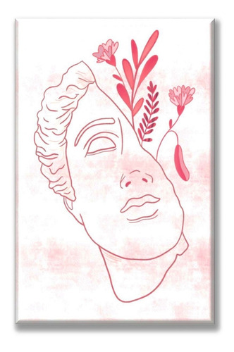 Cuadro Canva Escultura Clásica Rosa 40*60 Cm