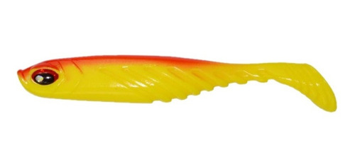 Imagen 1 de 3 de Señuelos Goma Caster Antienganche Soft Minnow Dorado 3u
