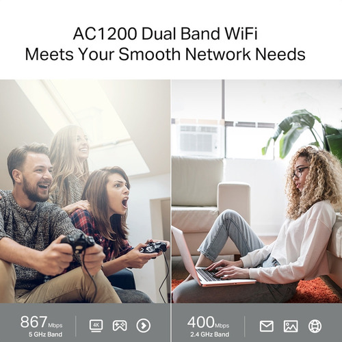 Router Wifi Dual Band Gigabit Ac1200, Tp-link Archer C64