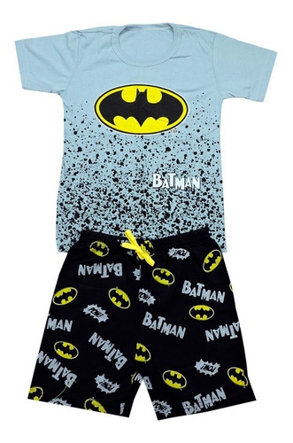 Kit 3 Conjunto Infantil Personagem Masculino Atacado