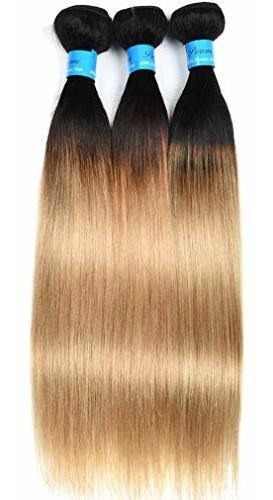 8a Grado Ombre Cabello Lacio Brasileño # 1b / 27 Armadura D