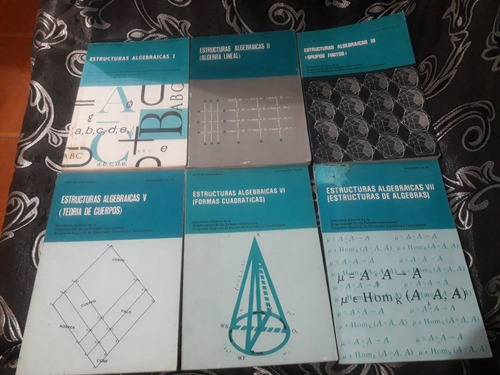 Libro Estructuras Algebraicas 6 Tomos 