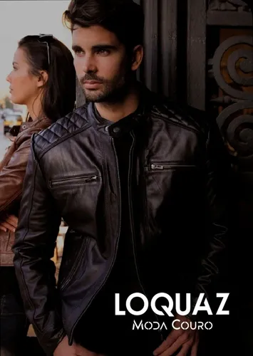 Jaqueta de sales couro masculina wolverine
