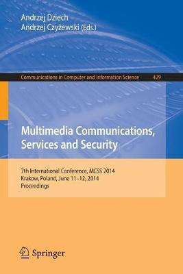 Libro Multimedia Communications, Services And Security - ...
