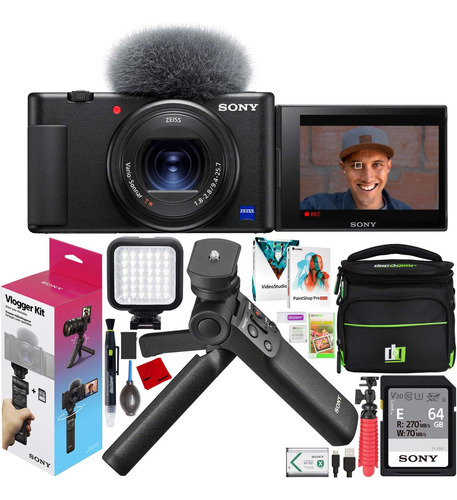 Sony Zv-1 Cámara Digital Compacta 4k Vlogger Creators Kit .