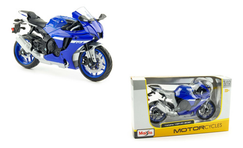 Yamaha Yzf R1 Moto Deportiva A Escala 1/12 Maisto R1 Yamaha