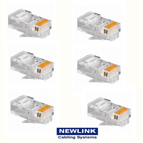 Bolsa De 100 Conectores Rj45 Cat6 /8 Contactos Newlink-35846