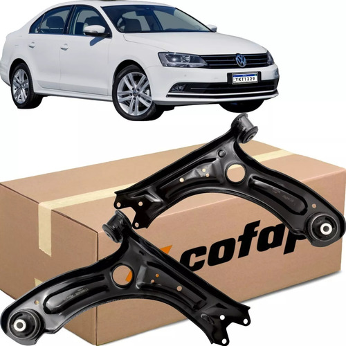 Par De Bandeja Suspensão Dianteira Cofap Jetta 2.0 Flex 2013