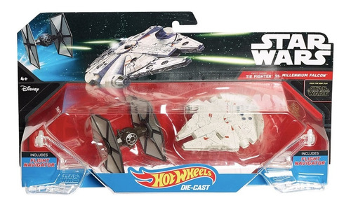 Hot Wheels Star War Order Tie Fighter Vs Millenium Falcon