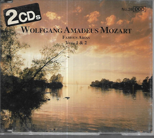 Wolfgang Amadeus Mozart Album Famosas Arias Vol.1 Y 2 Cd X 2