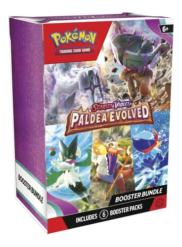 Pokémon Paldea Evolved Bundle Inglés Original - 6 Sobres
