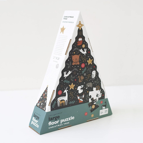 Rompecabezas Del Suelo Del Árbol De Navidad, Rompecabezas De