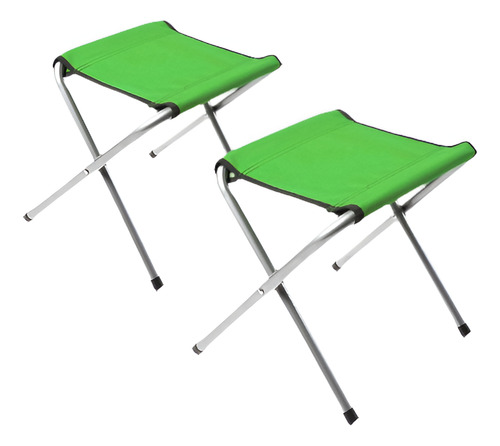 2 Pc Portable Campamento Plegable Sillas Al Aire Libre Tabur