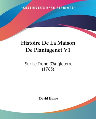 Libro Histoire De La Maison De Plantagenet V1: Sur Le Tro...