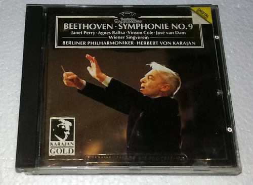 Filarmonica De Berlin Karajan Beethoven Sinfonia 9 Cd Kktu 