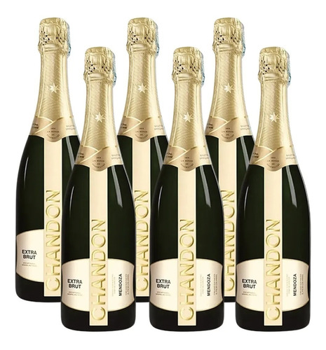 Champagne Chandon Extra Brut X 750ml Caja X6 Botellas