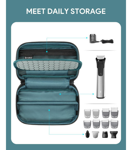 Yinke Estuche De Viaje Para Afeitadora Multigroom Series 300