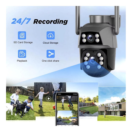 Camara Ptz Doble Camhi 2mp+2mp
