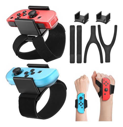 Pack De Muequeras 6 En 1 Para Nintendo Switch Just Dance