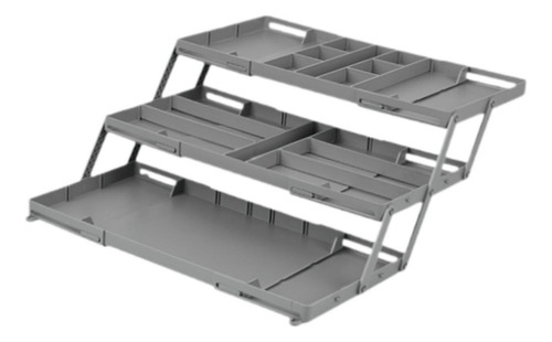 Organizador De Cajones Expandible, Soporte De 3 Niveles